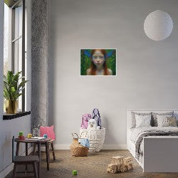 Enchanted Child with Butterfly Wings