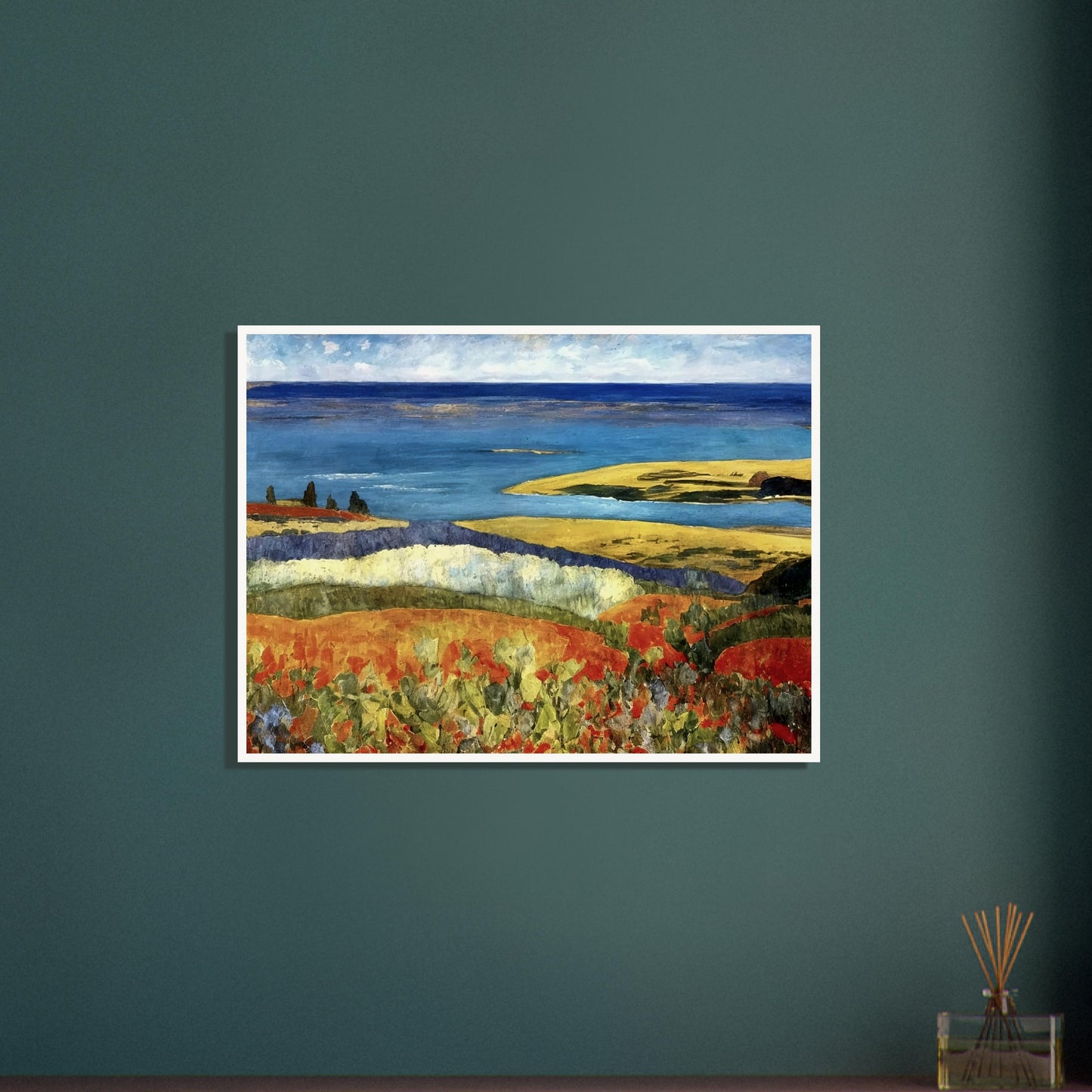 Fields by the Shore