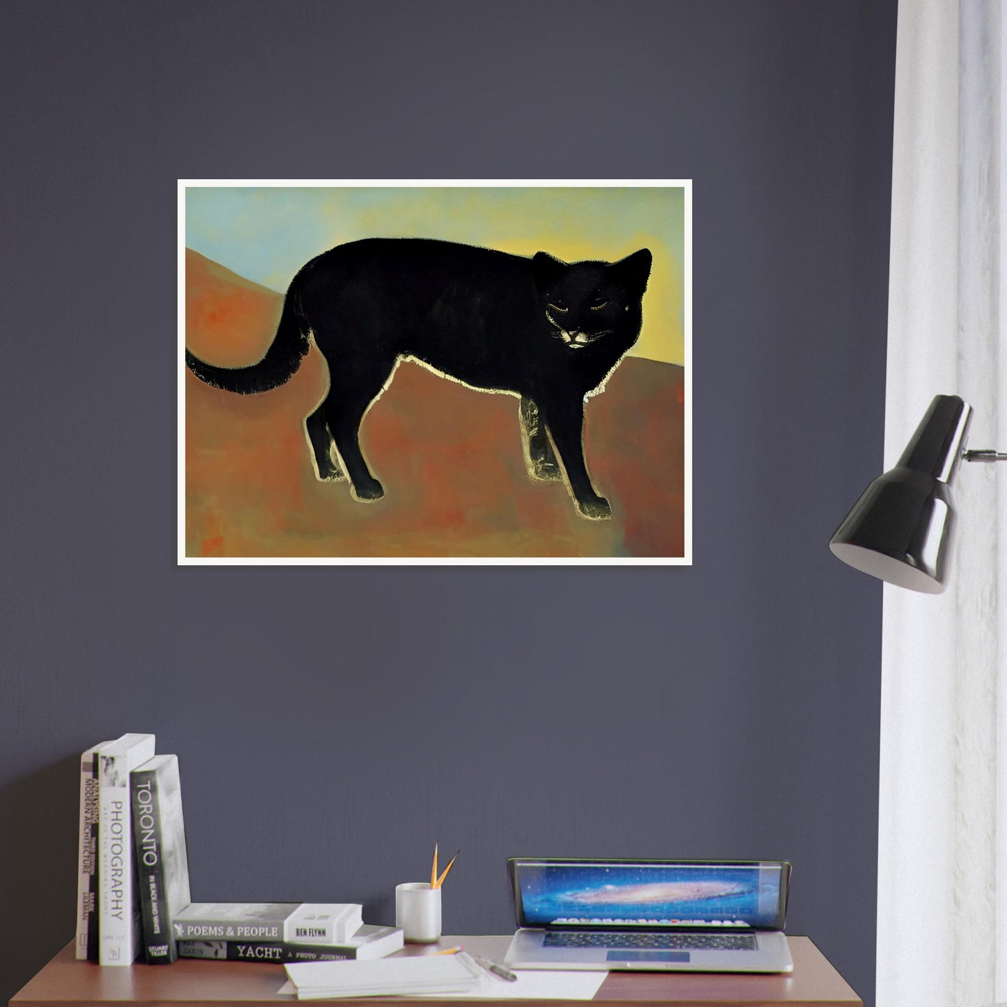 Mysterious Black Cat