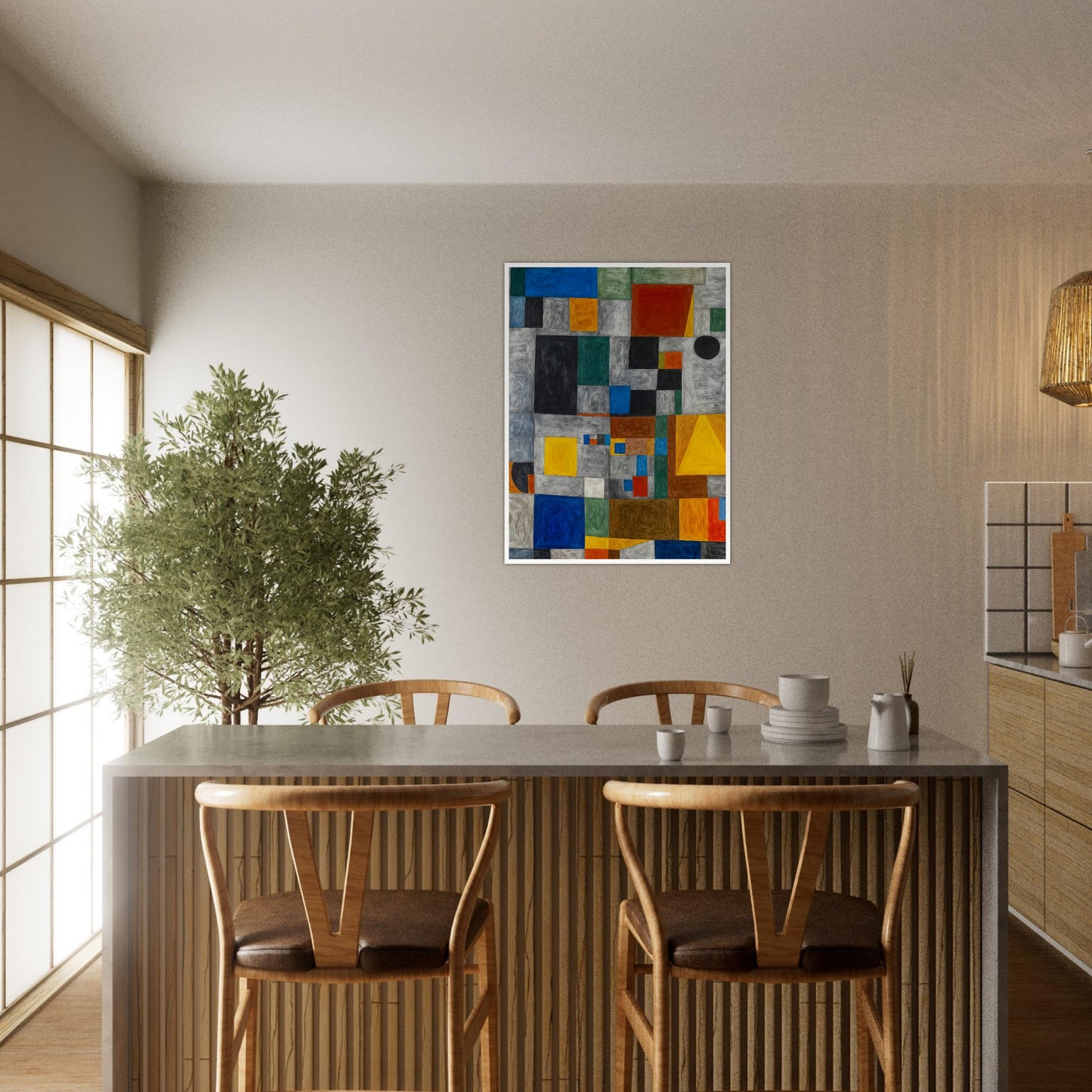 Color Grid Composition
