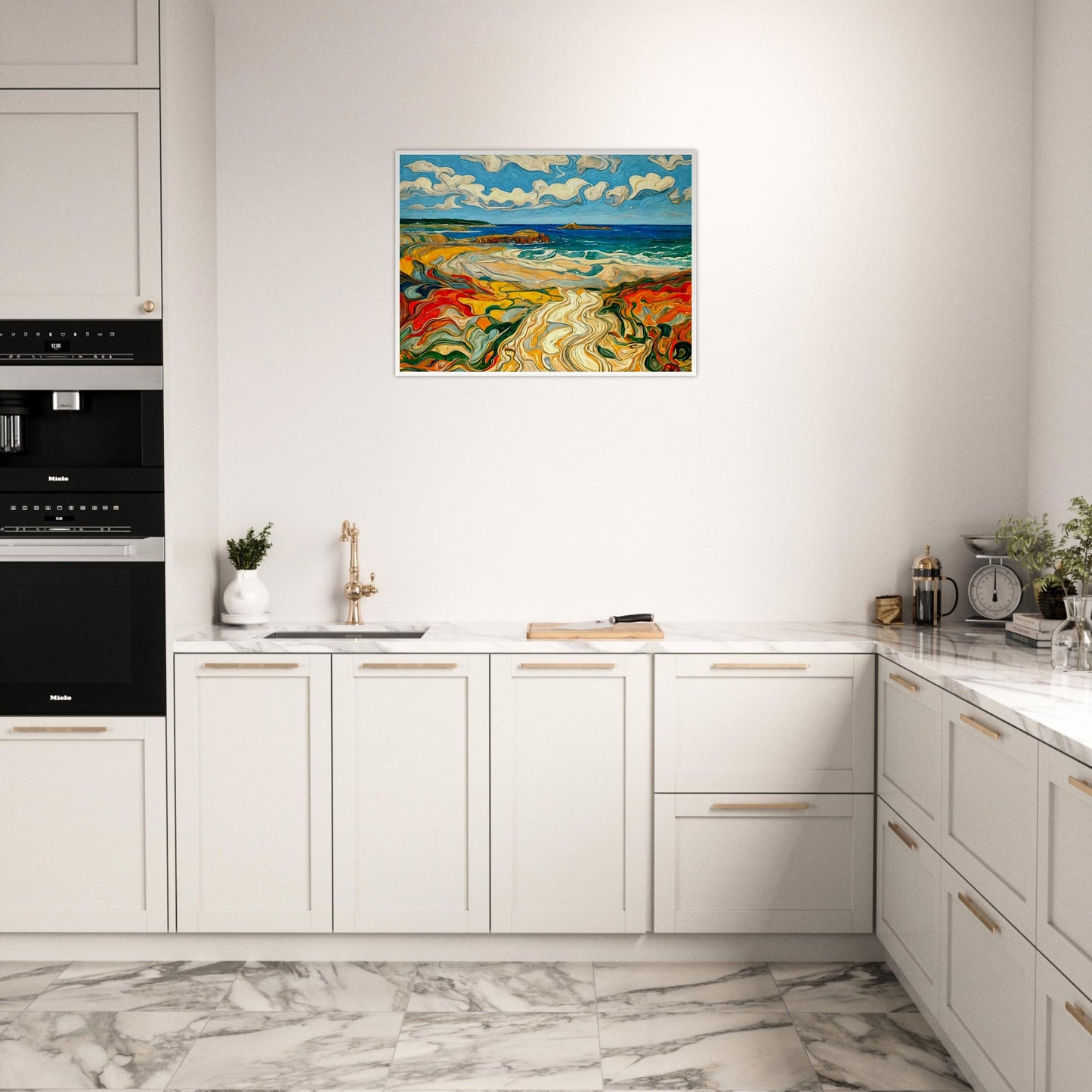 Swirling Beachscape