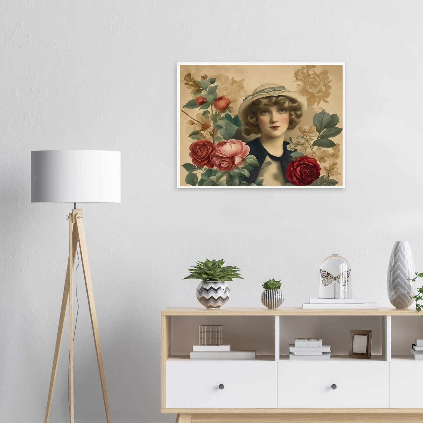 Vintage Rose Portrait