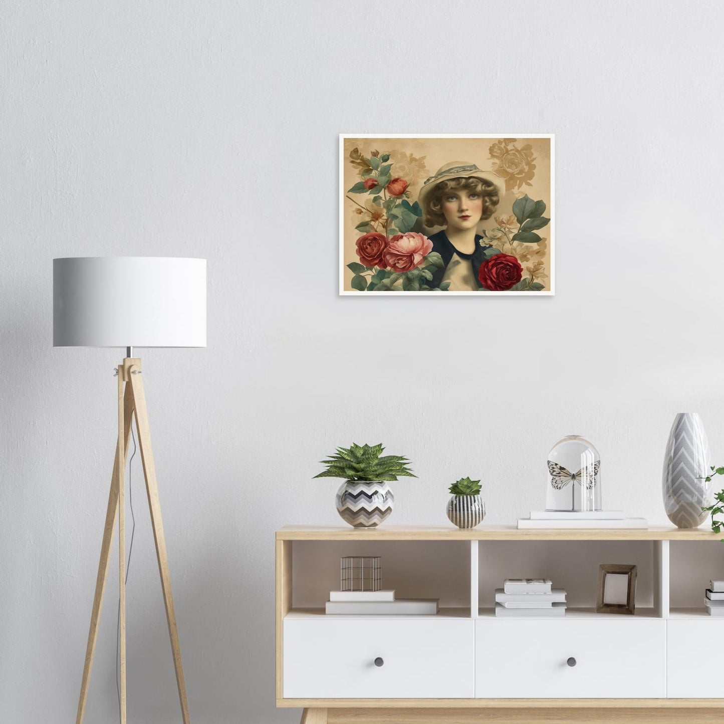 Vintage Rose Portrait