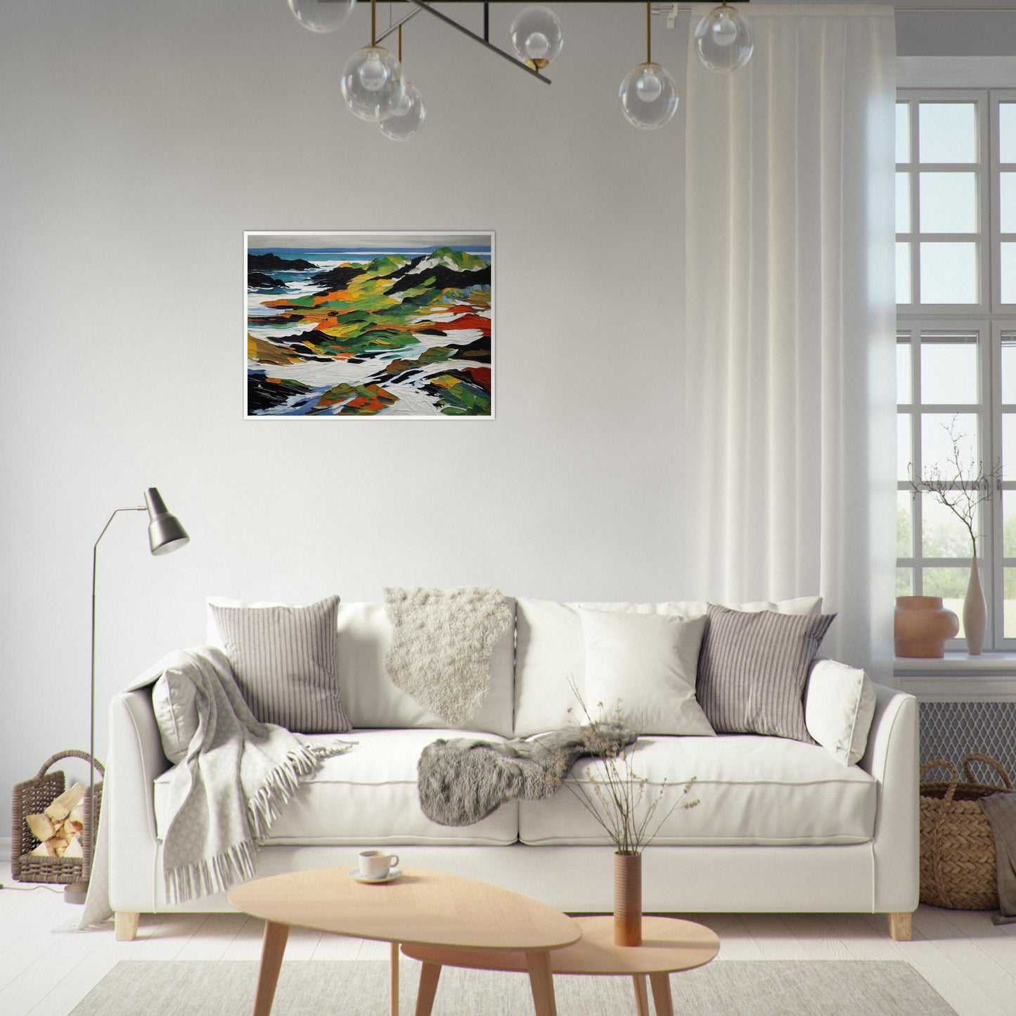 Abstract Coastal Landscape