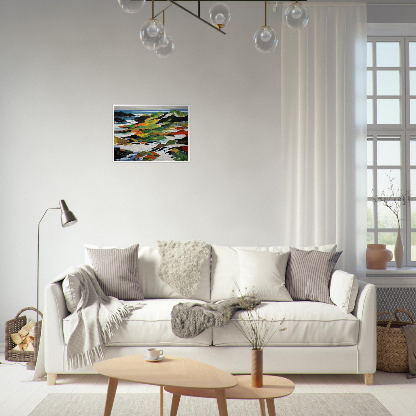Abstract Coastal Landscape