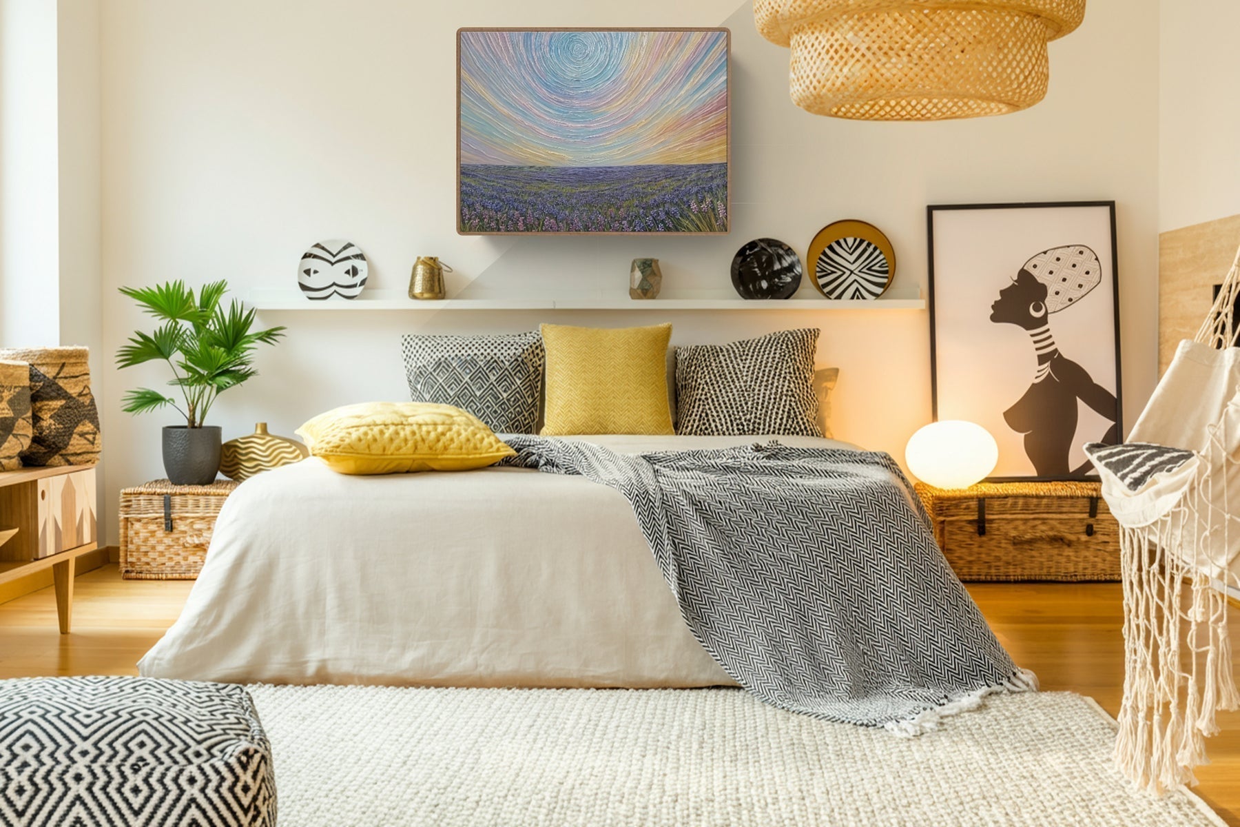 Cozy Bedroom Wall Art Ideas for Relaxation & Comfort | Hive Artes