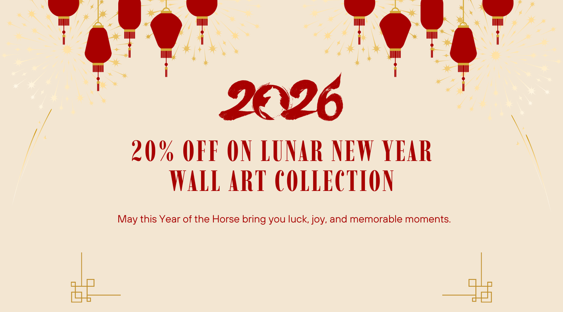 Hive Artes Lunar New year 2026 Wall Art Decor Promo Sale