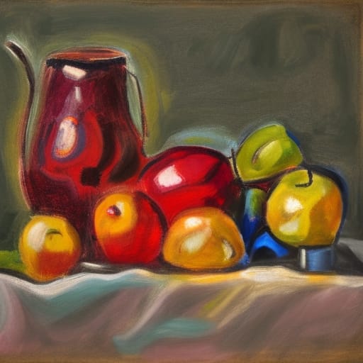 Kettle and Fruits