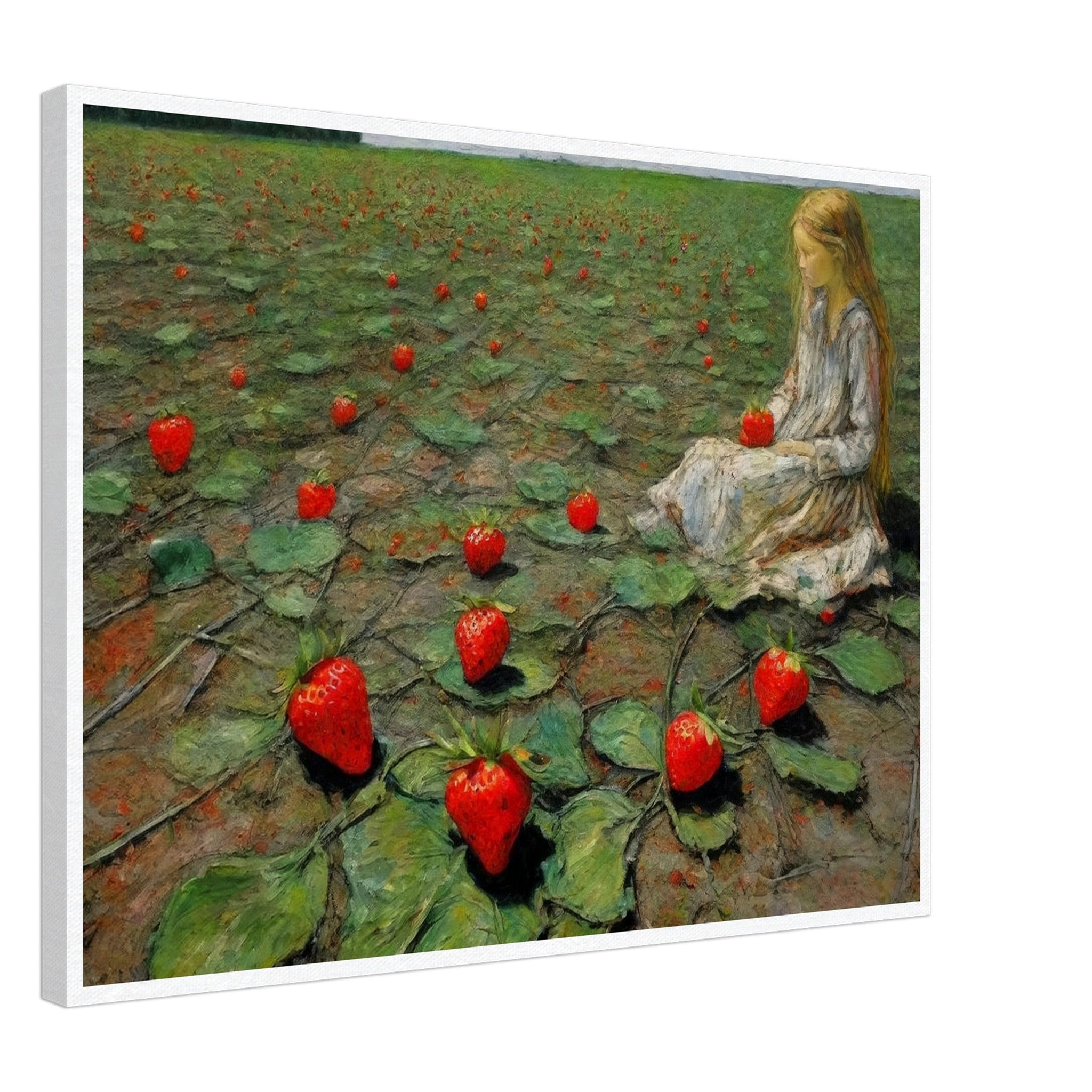 Strawberry Fields - Realism Living Room Wall Art | Hive Artes