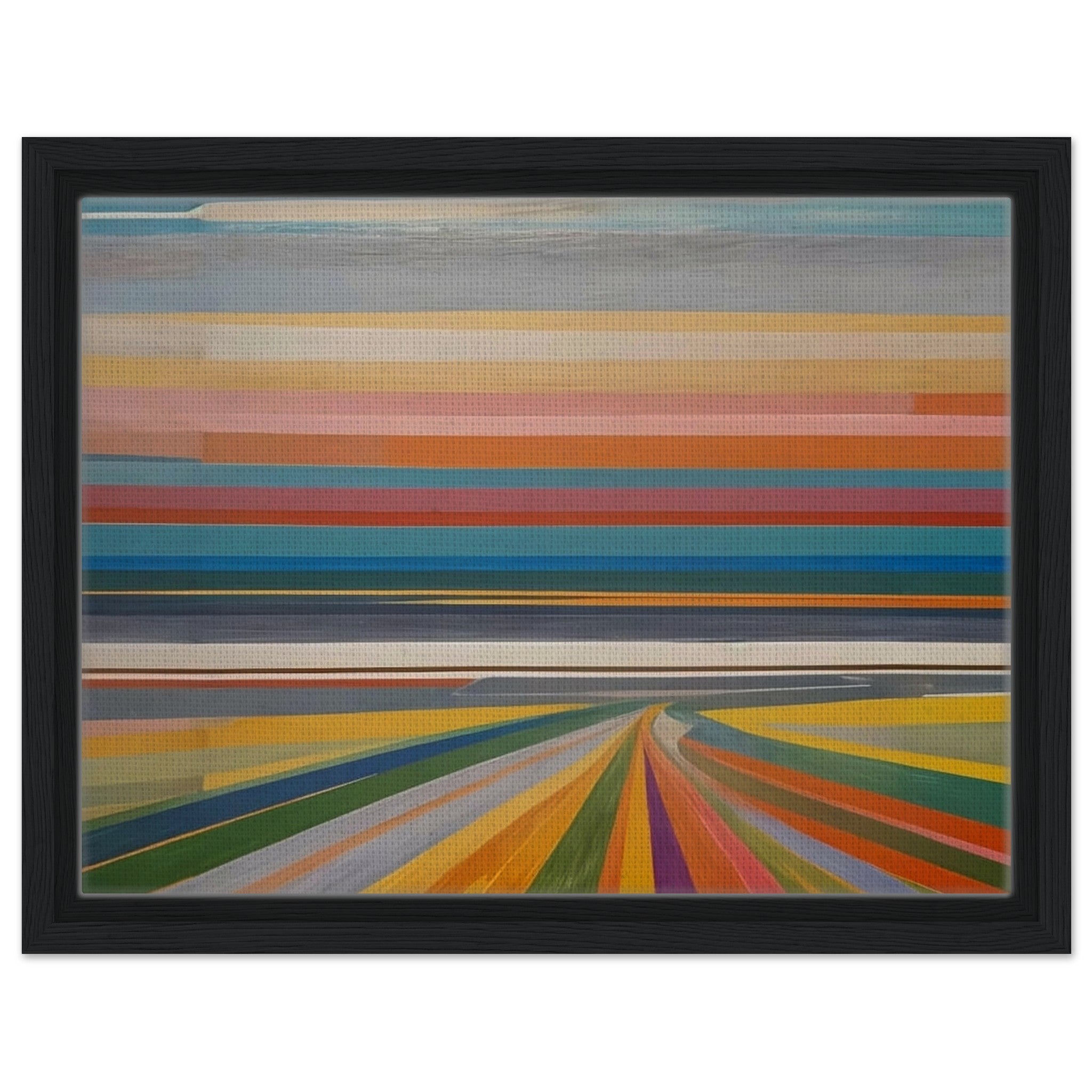 Prismatic Horizons - Abstract Landscape Wall Art | Hive Artes