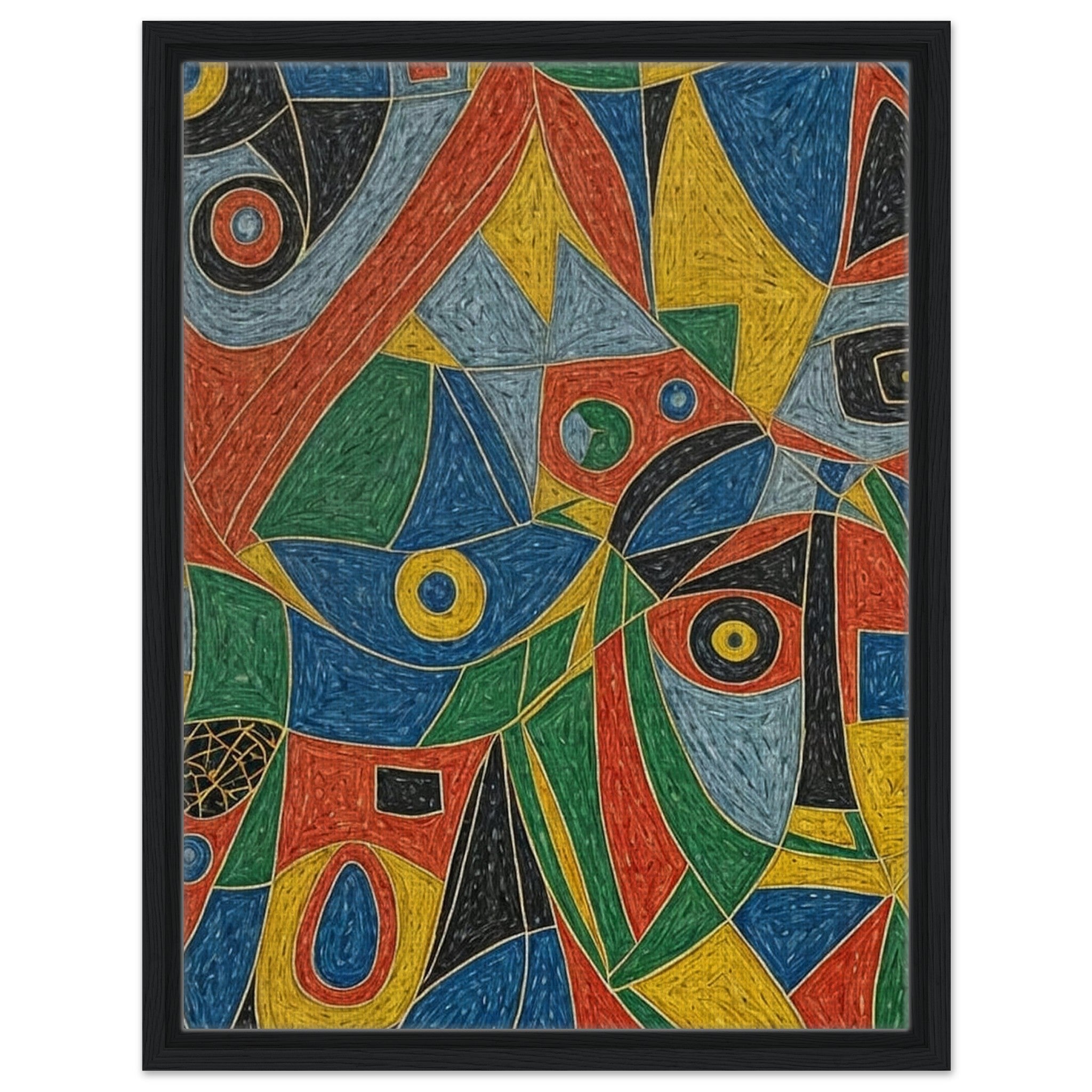 The Kaleidoscope of Life - Abstract Geometric Wall Art | Hive Artes