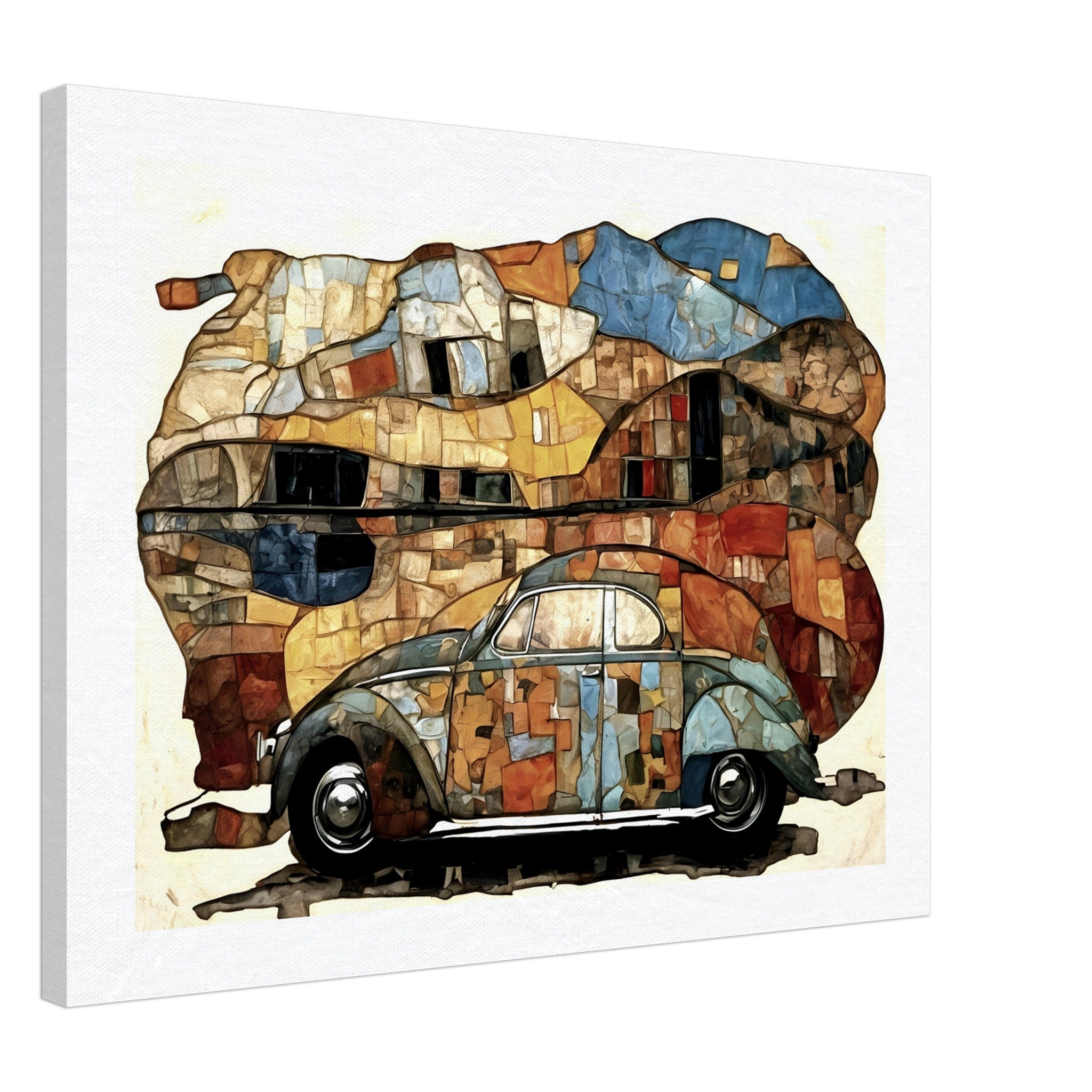 Patchwork Road - Vintage Surrealist Wall Art | Hive Artes