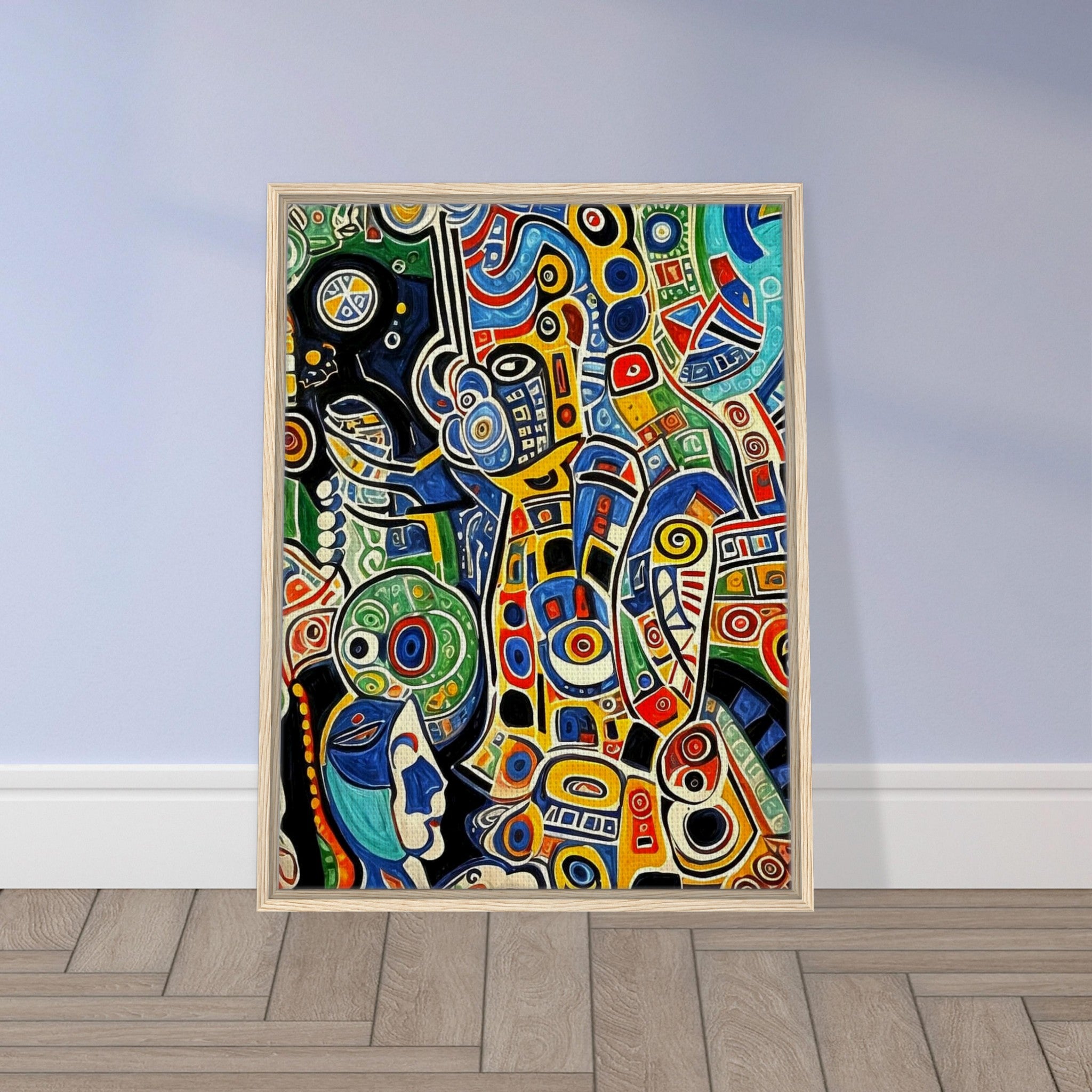 Vibrant Mosaic - Geometric Wall Art | Hive Artes
