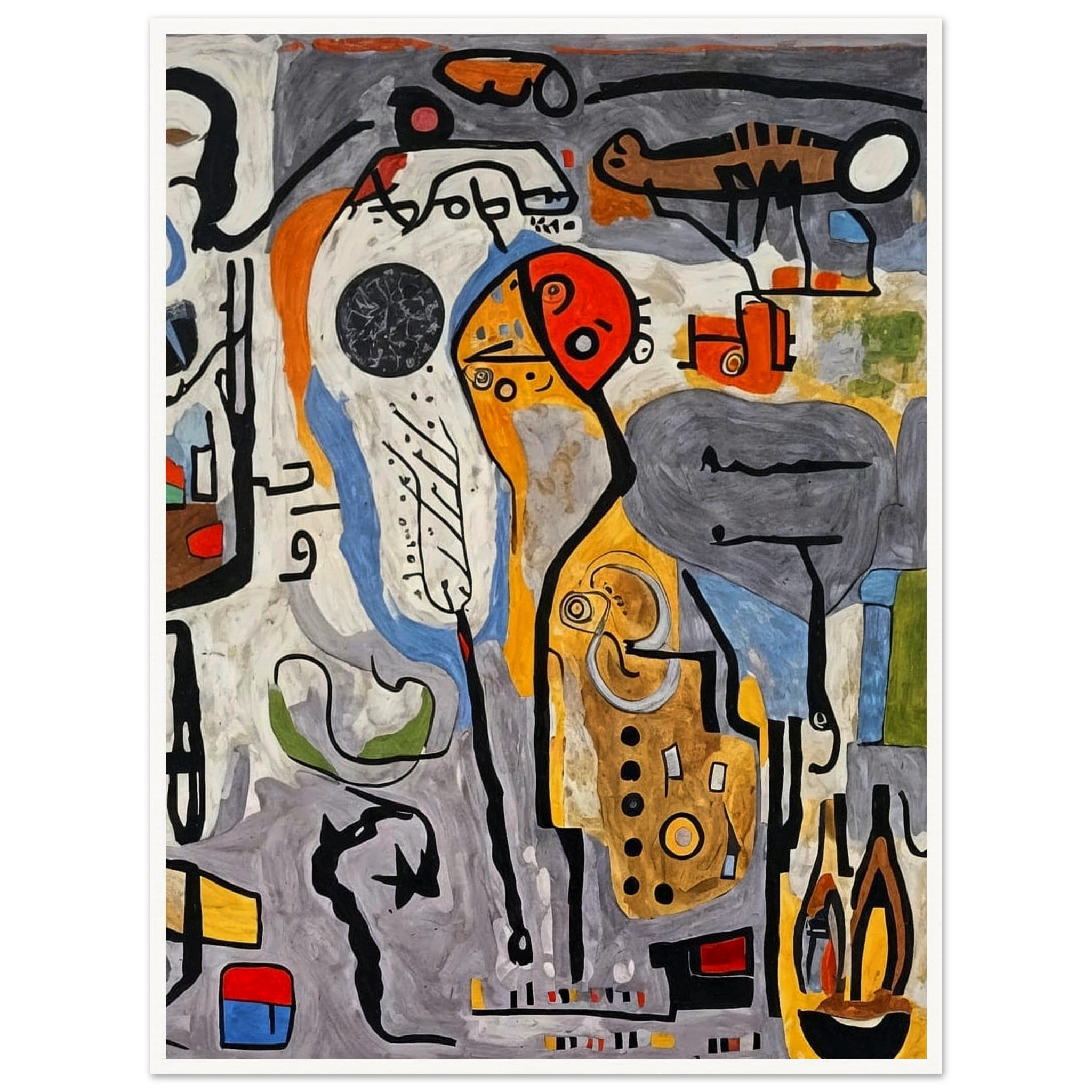 絵画 chaotic Chaos in Motion - Abstract Expressionist Wall Art | Hive Artes