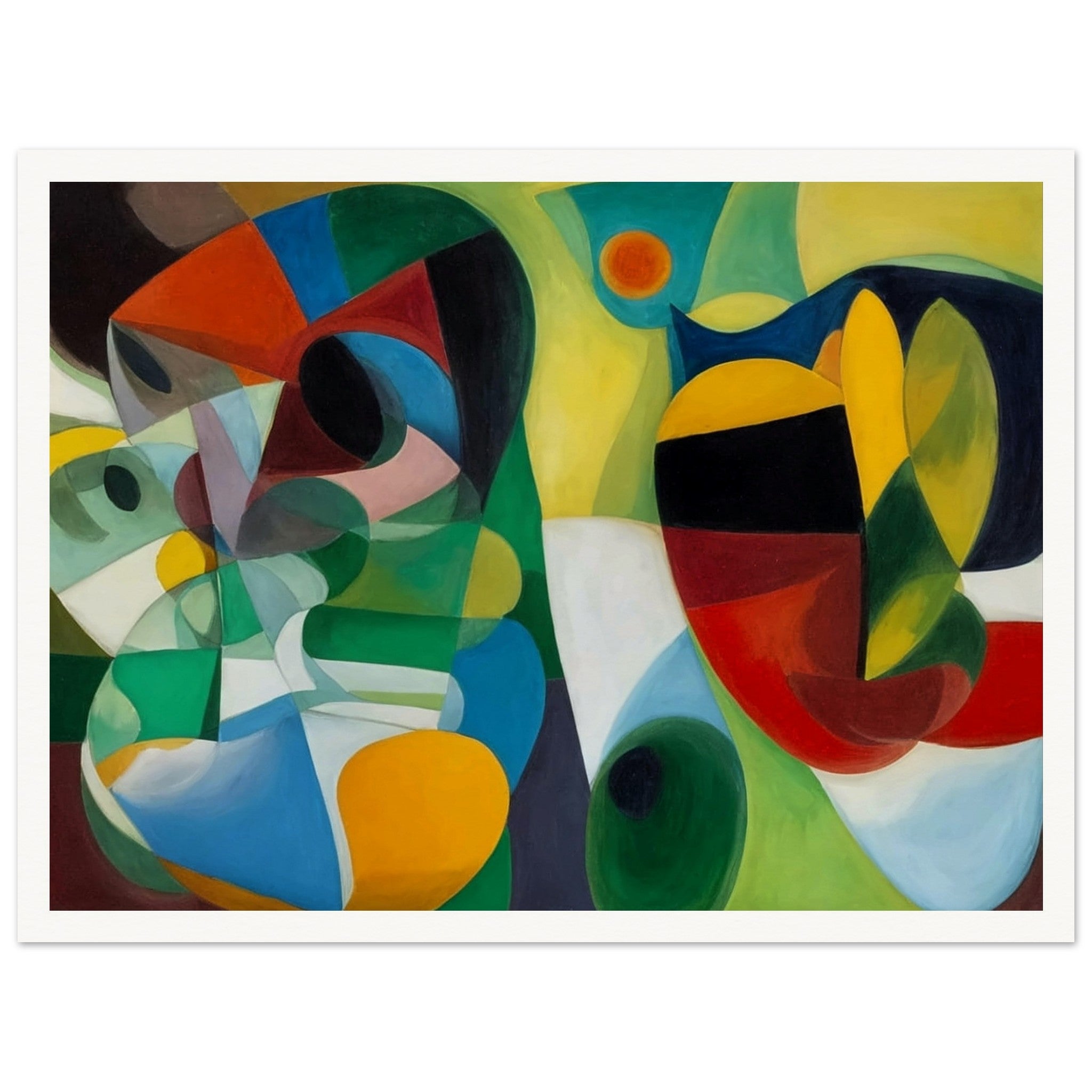 Kaleidoscope Whimsy - Abstract Geometric Wall Art | Hive Artes