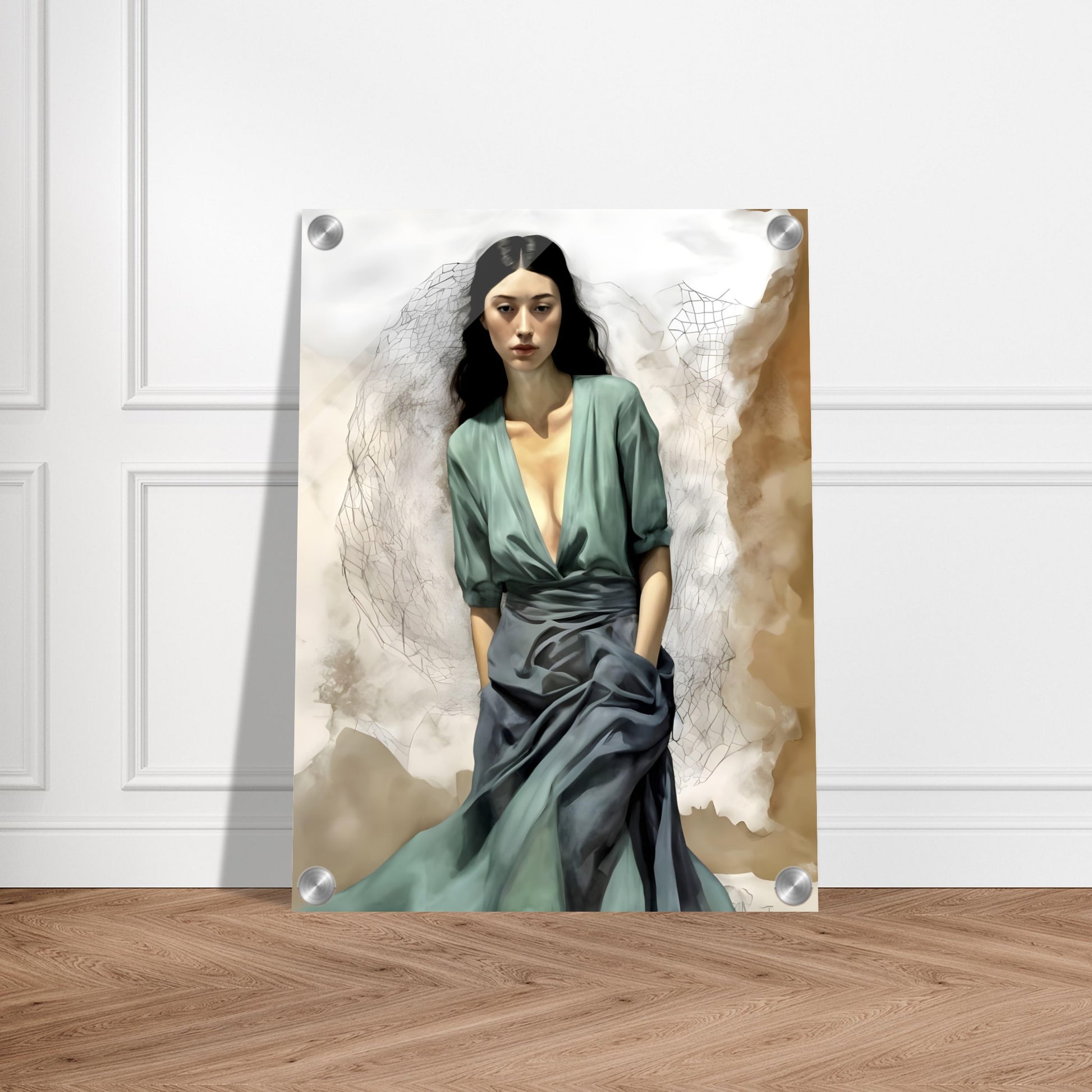 Fleeting Moment - Realism Portrait Wall Art | Hive Artes Fleeting Moment - Realism Portrait Wall Art | Hive Artes