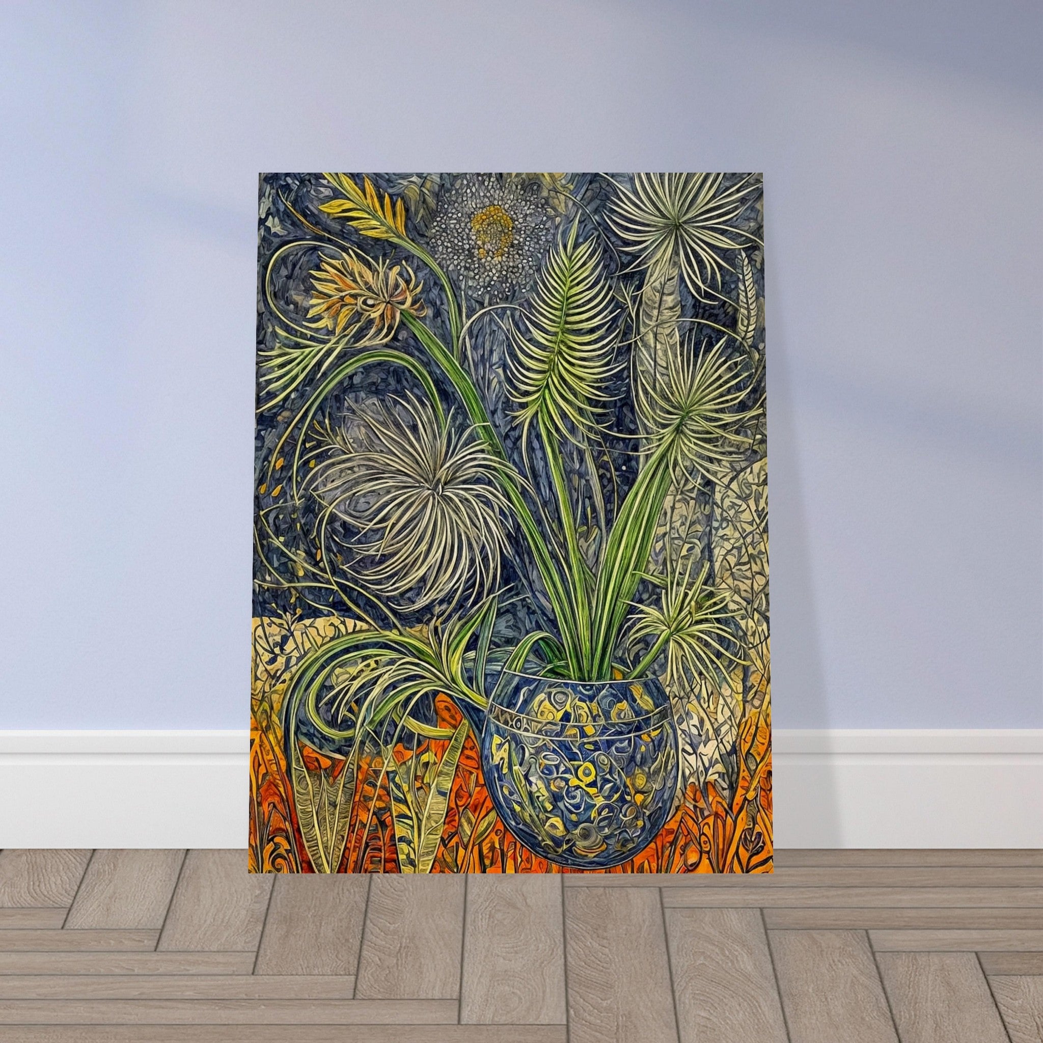 Verdant Tapestry - Surreal Floral Wall Art | Hive Artes