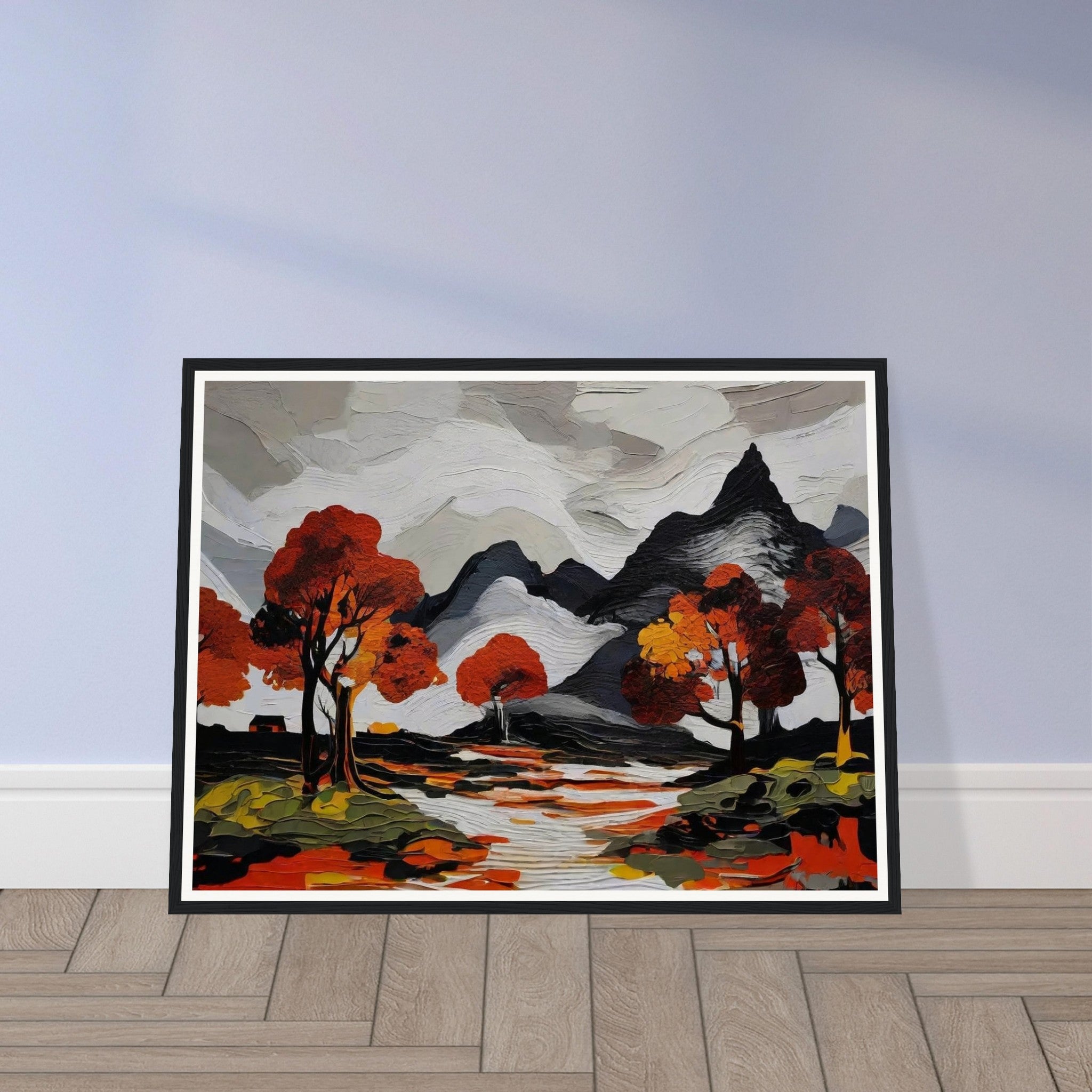 Autumn Mountain Reflections - Landscape Wall Art | Hive Artes