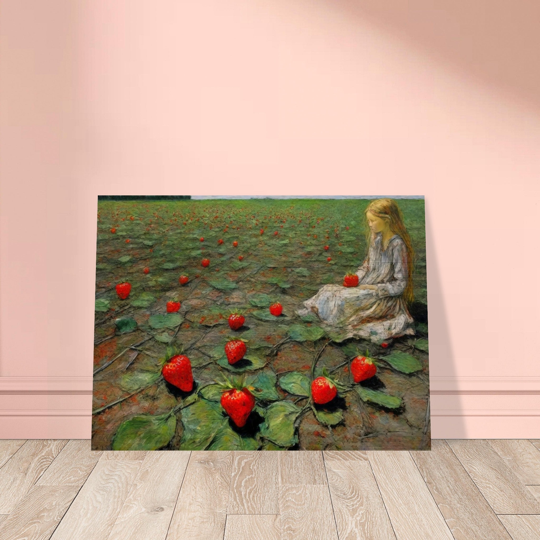 Strawberry Fields - Realism Living Room Wall Art | Hive Artes