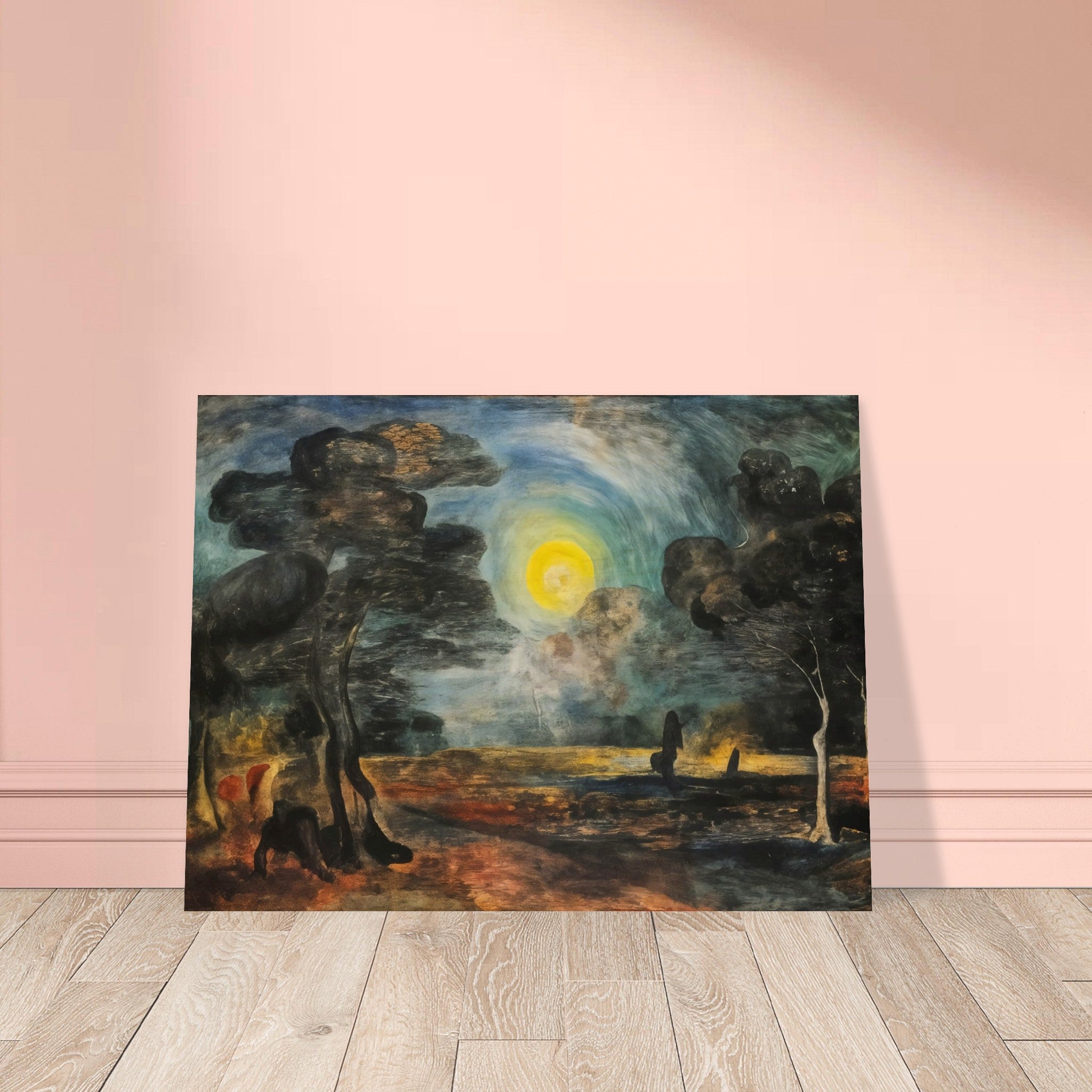 Moonlit Wander - Surrealism Landscape Wall Art | Hive Artes