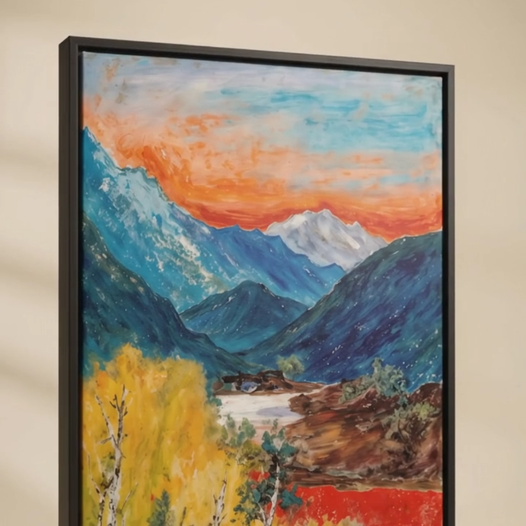 A featured video showcasing Hive Artes wall art material options and quality.