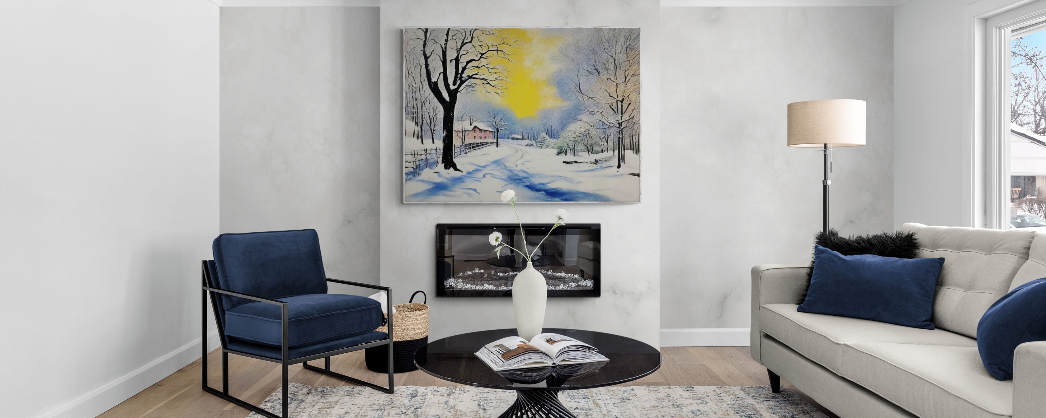 Winter Wall Art in Canvas, Framed Posters & More | Hive Artes